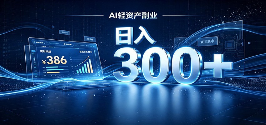 2026 AI轻资产风口，Token中转站小白可入局，日入300+-九九网创
