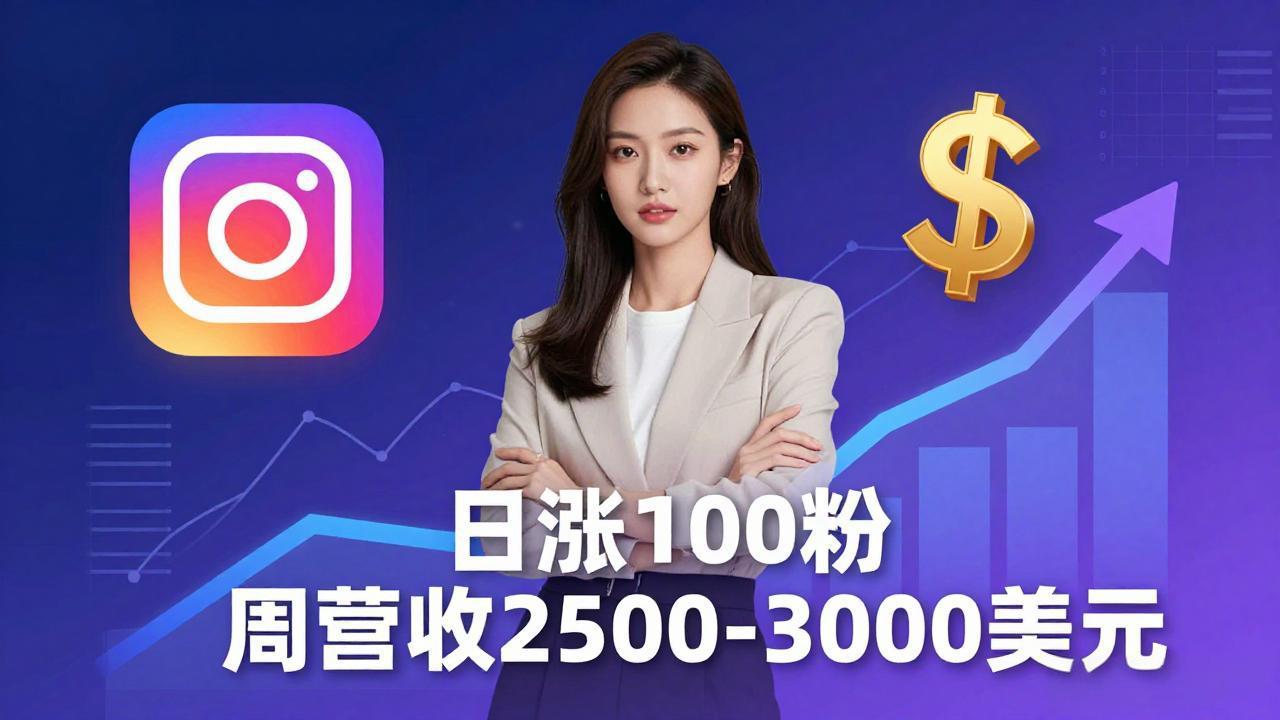 想做数字产品？Sheri亲授：日涨100粉、每周2500至3000美元的营收，Instagram躺着赚-九九网创