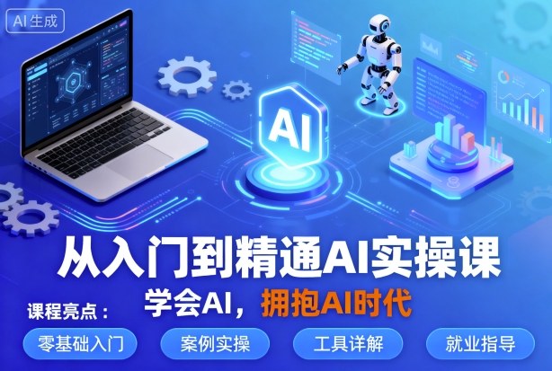 从入门到精通AI实操课，学会AI，拥抱AI时代-九九网创