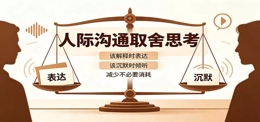 人际沟通取舍思考:分清解释与沉默边界,拿捏职场生活沟通分寸减少情绪内耗-九九网创