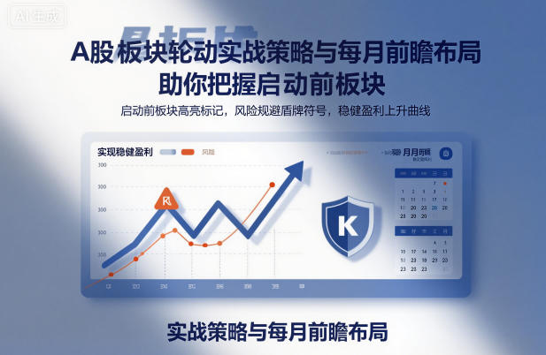 A股板块轮动实战策略与每月前瞻布局，助你把握启动前板块，规避风险，实现稳健盈利-九九网创