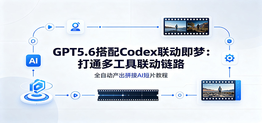 GPT5.6搭配Codex联动即梦：打通多工具联动链路，全自动产出拼接AI短片教程-九九网创