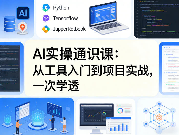 AI实操通识课，从工具入门到项目实战，一次学透-九九网创