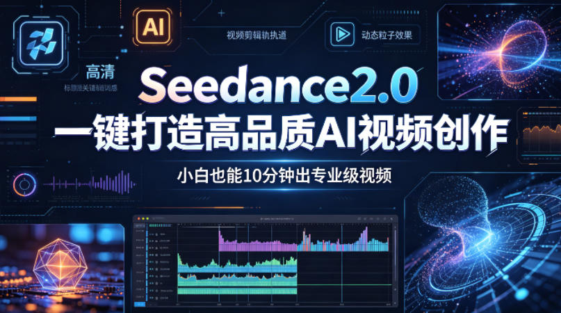 Seedance2.0一键打造高品质AI视频创作，小白也能10分钟出专业级视频-九九网创