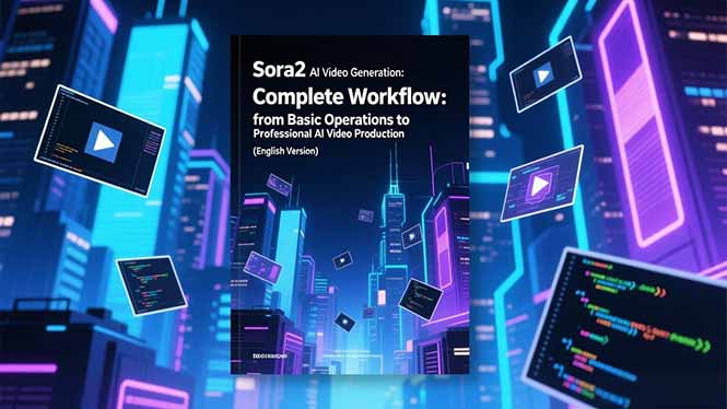 Sora2 AI视频生成的系统教程(英文版-九九网创