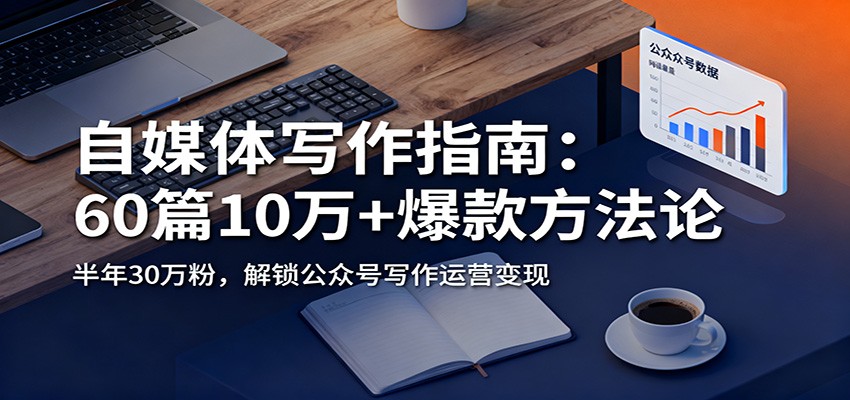 自媒体写作指南:60篇10万+爆款方法论,半年30万粉,解锁公众号写作运营变现-九九网创
