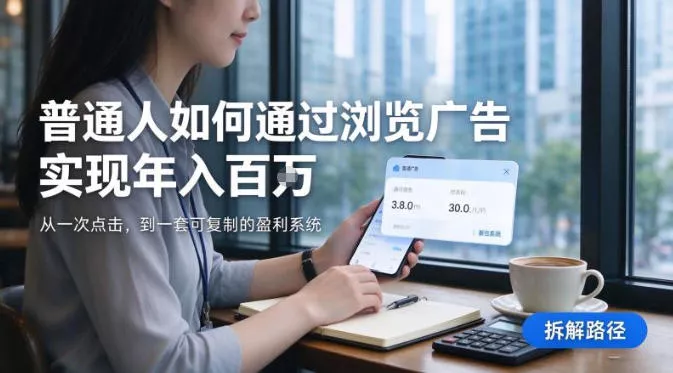 2026最新技术，24小时全自动浏览广告，全网独家项目，单台设备日入200+新手小白可快速上手，支持实地学习实地考察【揭秘】-九九网创