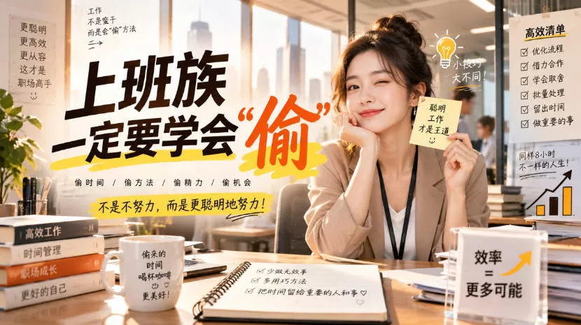 某社群精选付费文：上班族一定要学会“偷“-九九网创