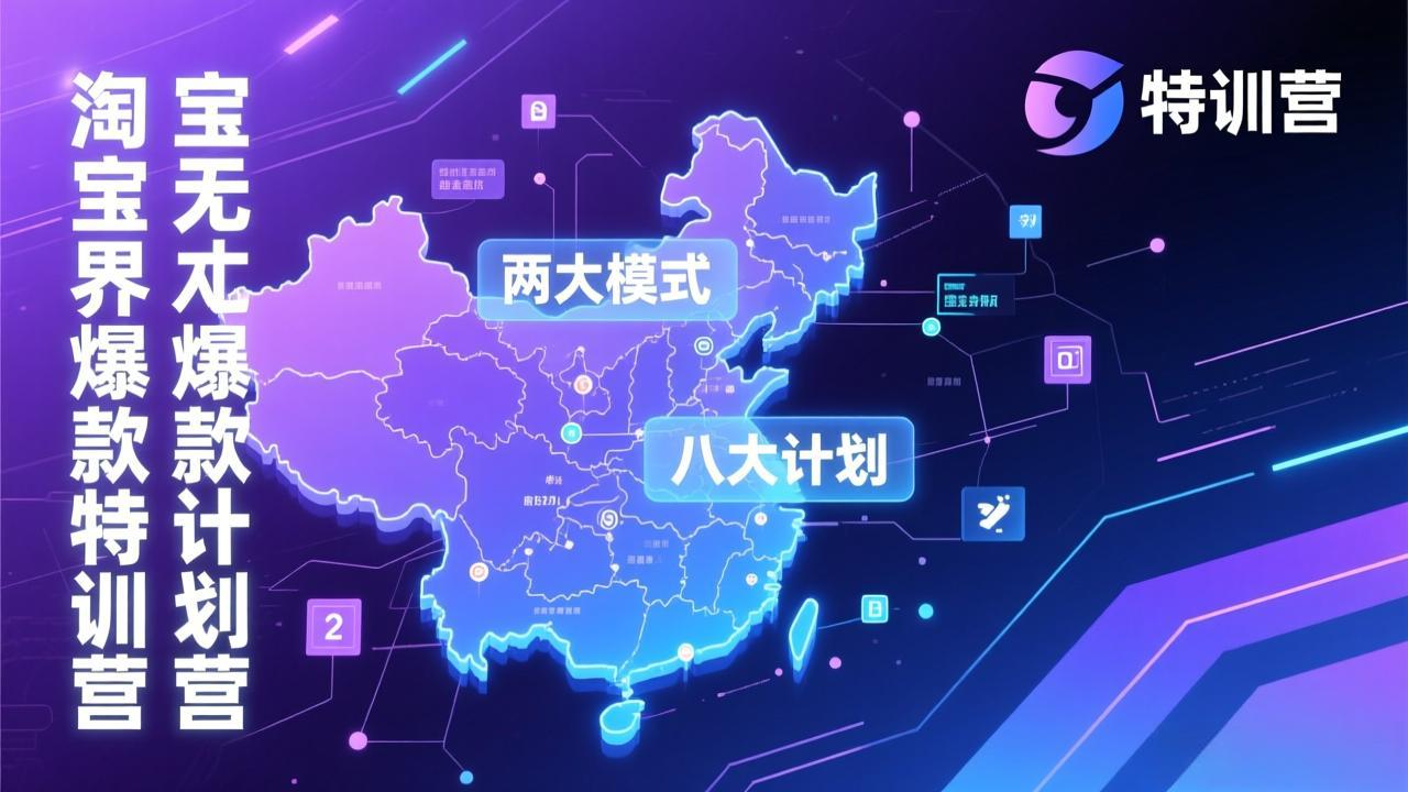 淘宝无界爆款训练营：2026年1月杭州线下高端集训课，3天构建两大模式八大计划体系-九九网创