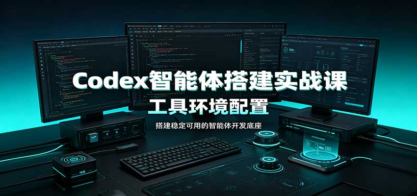 Codex智能体搭建实战课：工具环境配置，自定义技能开发，多业务自动化教学-九九网创