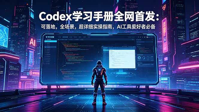 (18871期)Codex学习手册全网首发:可落地,全场景,超详细实操指南,AI工具爱好者必备-九九网创