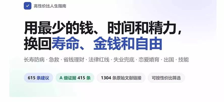 狠狠收藏这个 2 万 Star 的 GitHub 项目，堪称高性价比人生指南。-九九网创
