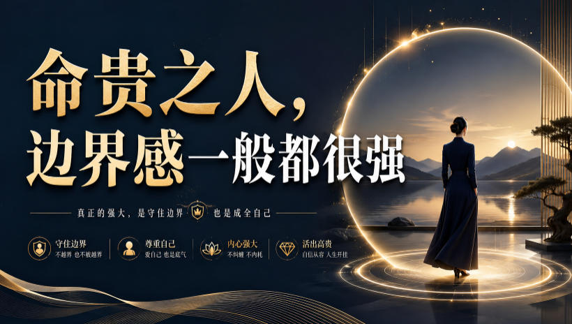 付费文章：命贵之人，边界感一般都很强-九九网创