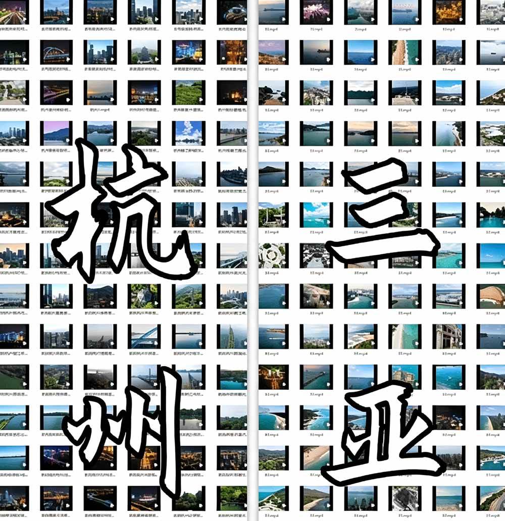 （19309期）热门全国旅游风景素材！4K全国旅游景点素材库，7250款素材，旅行达人城市航拍风景风光高清短视频-九九网创