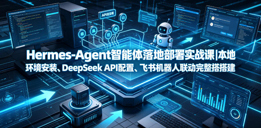 Hermes-Agent智能体落地部署实战课｜本地环境安装、DeepSeek API配置、飞书机器人联动完整搭建教程-九九网创
